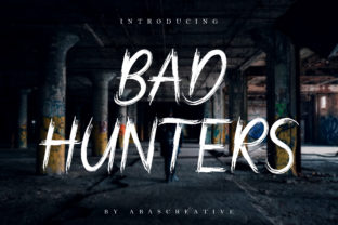 Bad Hunters: A Bold Brush Font for Impact