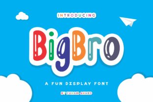 BigBro: A Whimsical, Child-Friendly Display Font