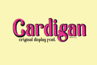 Cardigan: A Sophisticated Display Font