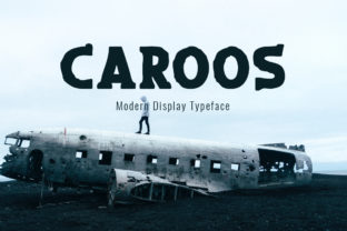 Caroos: A Modern Display Font Designed for Clarity, Character, and Real-World Use
