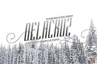 Delacruz: A Bold Display Font with Purposeful Charm