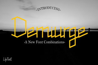 Demiurge Font: A Bold Display Typeface That Elevates Modern Design