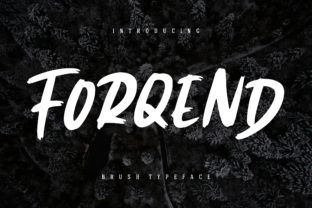 Forqend: A Classic Display Font That Makes Your Designs Stand Out