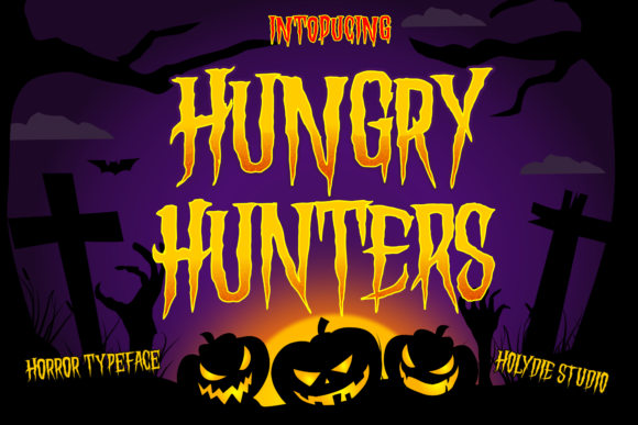 Hungry Hunters: The Handmade Horror Font That Transforms Design With Authentic Unease