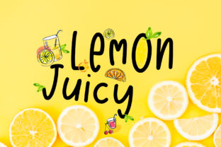 Lemon Juicy: A Whimsical Display Font for Human-Centered Design