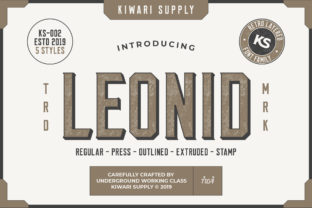 Leonid: Bold, Handwritten, Retro-Ready