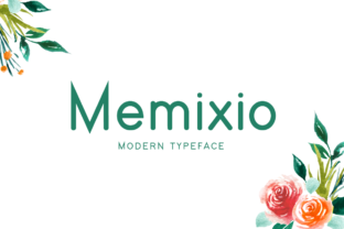 Memixio: A Fresh, Modern Display Font