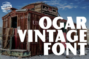 Ogar: Bold Vintage Display Font