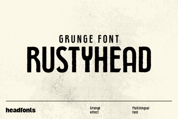 Rustyhead: A Smart Retro Display Font