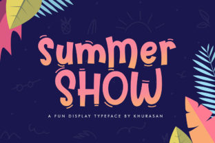 Summer Show: A Fresh, Vintage-Inspired Display Font